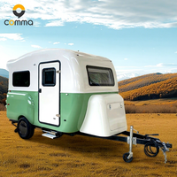 Mini-caravane hybride légère pour le camping à vélo, camping-car, maison mobile pour les voyages en plein air