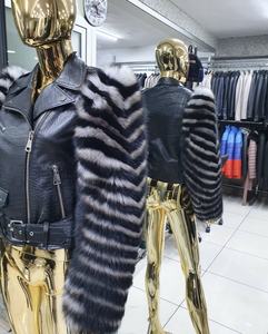 معطف فرو الثعلب الفضي RXFurs سترة أرنب ريكس للسيدات - Product Image 5