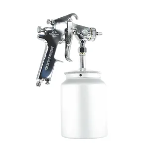 Promotionele Diverse Spray Paint Gun Sproeier W77-3.0 Air Hvlp Verf Spuitpistool Met Bodem Cup