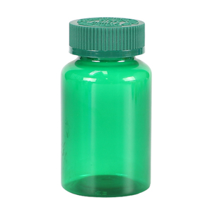 Wholesale 100ml 150ml White Pet Plastic <b>Pill</b> <b>Capsule</b> Bottles for <b>Pill</b> Packing With Black Cap - Product Image 2