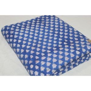 Tela 100% Algodón Sostenible con Estampado Artesanal, Ropa Boho de la India, Tela para Decoración del Hogar, Hecha a Mano, para Kaftanes, Cortinas, Bolsos y Manualidades - Product Image 2