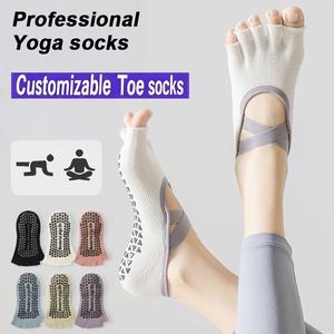 Calcetines de Cinco Dedos de Alta Calidad con Logotipo Personalizado para Correr, Yoga, Pilates, Gimnasio, Deportes, Antideslizantes, Transpirables, Calcetines Deportivos al Por Mayor - Product Image 1