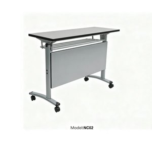 Escritorio Rectangular Ajustable NC04, Muebles de Oficina Modernos con Panel Verde y Ruedas para Uso Escolar - Product Image 4