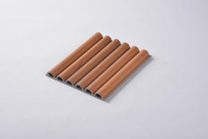 160*15mm WPC panneau mural cannelé revêtement mural facile bricolage Installation isolation thermique insonorisation ignifuge - Product Image 2