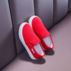 Vente en gros, nouveau design, chaussures confortables à semelle plate pour garçons, chaussures en toile décontractées à la mode pour enfants - Product Image 5