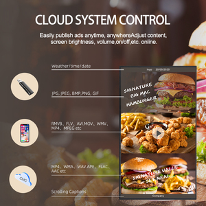 32 43 50 55 65 inch siêu mỏng LED Máy nghe nhạc quảng cáo kỹ thuật số biển màn hình cảm ứng máy quảng cáo <span class=keywords><strong>PC</strong></span> - Product Image 4