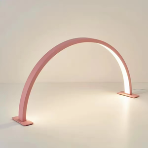 <span class=keywords><strong>Lampe</strong></span> de bureau LED demi-lune à intensité variable, 3 couleurs, lumière sans ombre à CRI élevé pour maquillage, studio et artisanat - Product Image 4