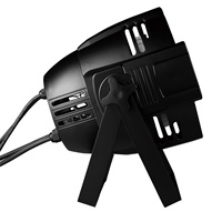 Projecteur PAR LED COB 200W à 4 têtes avec fonction Daisy Chain, éclairage de scène professionnel DMX512 pour concerts, discothèques et spectacles DJ