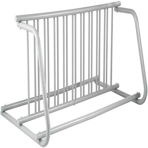 Напольная велосипедная стойка с 10 держателями, полностью Стальная Сетчатая велосипедная стойка, двухсторонняя стойка для хранения на 10 велосипедов, для гаражей, улиц, дворов