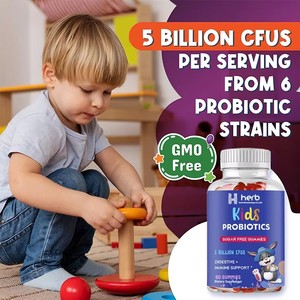 Gomitas Probióticas para Niños ODM/OEM, Sabor a Bayas - 60 Gomitas - 1.5 Mil Millones de UFC y Fibra Prebiótica - Sin GMO, Veganas - Product Image 4