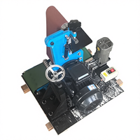 Machine automatique de ponçage et de polissage des métaux avec outil de débavurage à disque, moteur à boîte de vitesses - Composants principaux