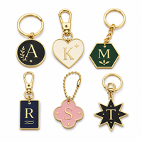 Porte-clés en métal rose doré écologique, anti-rouille, durable, petite taille, pour enfants, enseignants, personnel de bureau, cadeau en gros