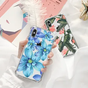 Aangepaste Ontwerp Clear Tpu Uv Afdrukken Zonnebloem Telefoon Case Cover Voor Huawei P20 Pro Y9 Prime 2019 P40 P30 Lite mate 20 30 10