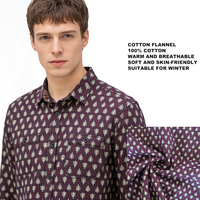 Tissu en flanelle de coton premium pré-rétréci, surface brossée, pour chemises, vêtements de nuit et couvertures pour hommes et femmes