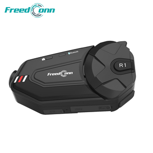 FreedConn kask kulaklık R1-Plus motosiklet Bluetooth grubu interkom Video kaydedici kulaklık 1000 metre 6 biniciler - Product Image 1
