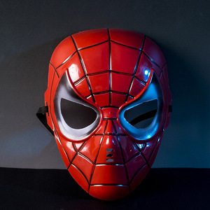 Yin Yang faccia Clown ragno maschera Horror di Halloween divertente per feste con maschera piena faccia spaventosa di Pasqua testa di Zombie occhi bianchi <span class=keywords><strong>sorriso</strong></span> fantasma - Product Image 3