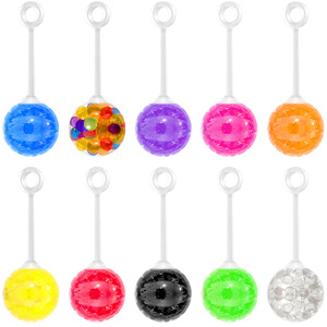 Pelotas Antiestrés de Uva para Aliviar la Presión, Bolas Blandas con Cuentas de Agua, Juguetes Blandos Tipo Yo-Yo - Product Image 6