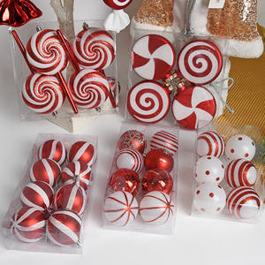 Articles de Noël Boule de Noël en plastique incassable avec différentes formes pour la décoration suspendue de centre commercial - Product Image 1