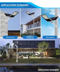ZY Aluminum Led Solar DC 6V Road <strong>Lifepo4</strong> <strong>Battery</strong> IP65 Waterproof Outdoor 100W 200W 300W Street Light - Product Image 3