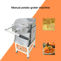 Coupe-frites manuel commercial, machine à former des grilles de pommes de terre en une seule étape pour l'industrie alimentaire et la restauration, râpe à pommes de terre manuelle