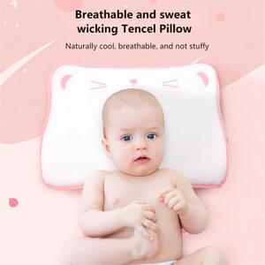 <span class=keywords><strong>Oreiller</strong></span> pour bébé Classe A 0-6 mois, en soie glacée fraîche et respirante, cadeau d'été pour nouveau-né, essentiel <span class=keywords><strong>de</strong></span> la crèche très populaire - Product Image 2