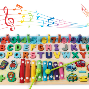 Đa Chức Năng Trò Chơi Hội Đồng Quản Trị 6 Trong 1 Vui Đồ Chơi Câu Cá Gõ Đàn Piano Trẻ Em Hội Đồng Quản Trị Trò Chơi Bằng Gỗ Đồ Chơi Trẻ Em Phù Hợp Với Hội Đồng Quản Trị - Product Image 6