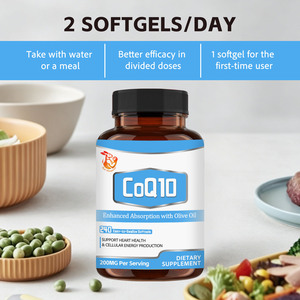 Cápsulas de CoQ10 Más Vendidas, Absorción Mejorada con Aceite de Oliva, Ayuda a Reponer los Niveles de CoQ10 en la Sangre, Promueve la Salud del Corazón - Product Image 4