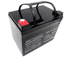 UPS battery 12V 33AH deep cycle battery for solar panel