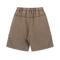 Haute qualité personnalisé hommes élastique cordon français éponge Shorts Logo personnalisé 100% coton pantalons de survêtement lavage à l'acide Shorts