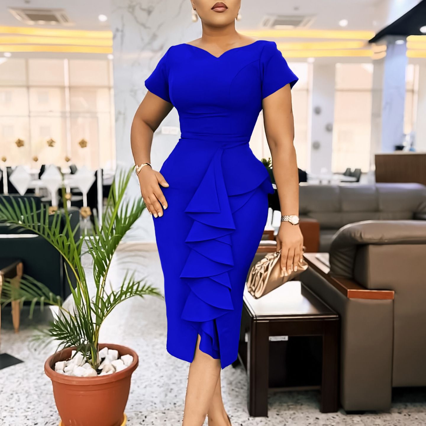 Wholesale Hot Selling Ladies Office Dresses - Formal & Stylish
