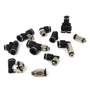 Mini type Male female stud compact one touch pneumatic push in fitting