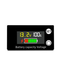 Indikator Kapasitas Baterai 6133A DC 8V hingga 100V Asam Timbal Lithium LiFePO4 Voltmeter Pengukur Tegangan Mobil Sepeda Motor