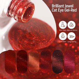 Vernis à ongles gel œil de chat professionnel R S Nail 10 ml, logo personnalisé OEM, sans HEMA, inodore, non toxique, vernis à ongles gel UV, tenue de 3 à 4 semaines - Product Image 1
