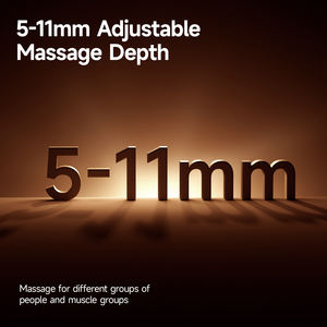 Pistola de masaje muscular portátil Beoka 2025, mejor presupuesto, 6 cabezales, cuerpo de tejido profundo, Motor sin escobillas, pistola de fascia de mano, variable calentada - Product Image 3