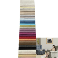 Tissus de canapé en microfibre dobby tricotée imprimée 100 % polyester, poids moyen 280 GSM, textiles de bonne qualité en gros