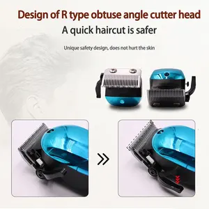 New Color Customized Rechargeable Cordless Electric Professional Hair Clipper