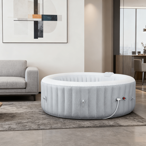 Baignoire <span class=keywords><strong>gonflable</strong></span> pliable en PVC pour 2 personnes, <span class=keywords><strong>SPA</strong></span> domestique, sans installation, facile à utiliser, capacité de stockage 550L pour la famille - Product Image 4