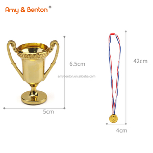 ชุดมินิถ้วยรางวัลและรางวัลถ้วยพลาสติกถ้วยรางวัลเหรียญทองเหรียญทองเหรียญทองเหรียญรางวัลเกมการแข่งขันรางวัล - Product Image 3