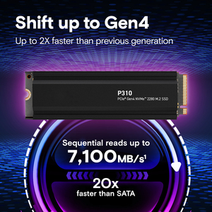 P510 1TB PCIe Gen5 P310 Gen4 <b>NVMe</b> 2280 2230 <b>M.2</b> <b>SSD</b> Gaming Console Laptop Desktop Part Solid State Drives - Product Image 4