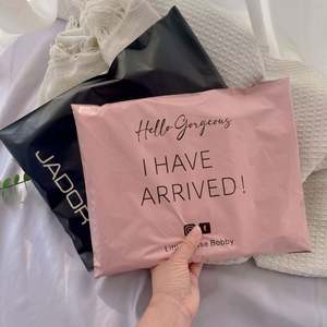 Pink Biodegradable Compostable Polymailer Poly Mailer Shipping Mailing Packaging <b>Bag</b> for Clothing - Product Image 1