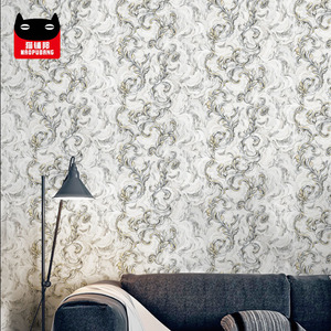 Nuova carta da parete di vendita calda di larghezza di 106cm fiore Glitter carta adesiva decorazione per la casa materiale da costruzione per la casa - Product Image 5
