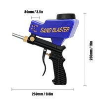 SICOPRO Offre Spéciale pistolet de pulvérisation de couleur bleue, MINI aérographe pour peinture, atomiseur antirouille