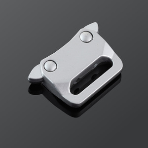 หัวเข็มขัดโลหะแบบสองง่าม 15 มม. ทำจากโลหะผสมสังกะสี แบบปลดเร็ว สำหรับกระเป๋า เข็มขัด เป้สะพายหลัง สีพื้น ทนทานต่อการสึกหรอ อุปกรณ์เสริม - Product Image 4