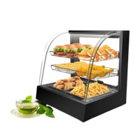 Équipement de cuisine commerciale, vitrine chauffante à 3 niveaux, armoire chauffante pour aliments, chauffe-tartes, comptoir de présentation chauffant pour aliments, vente d'usine