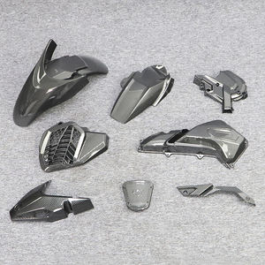 Partes del cuerpo de la motocicleta Cubierta de filtro de aire transparente Piezas de carbono Cubierta de filtro de aire para Honda PCX 2018 - Product Image 6