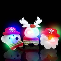 Jouets de Noël, cadeaux du Père Noël, jouets LED anti-stress pour enfants, jouets amusants, jouets éducatifs, cadeaux de fête, en plastique, vente en gros