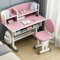 Ensemble de chaise et de bureau d'étude pour enfants inspiré des princesses, table d'apprentissage pour la maison et l'école