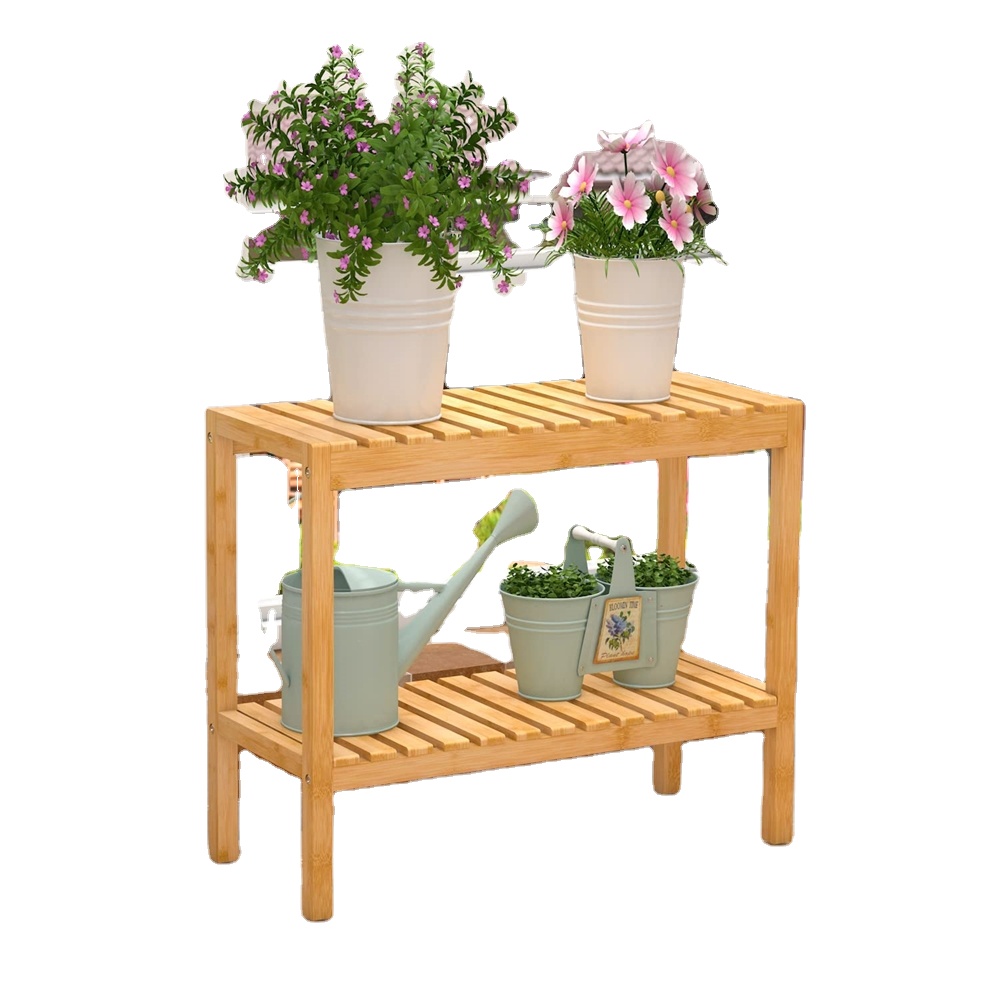 Бамбуковая скамейка и коврик для украшения дома и улицы