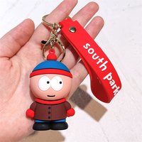 Llavero de la banda estadounidense South Park, colgante de Kyle, Cartman y Kenny, juguete, venta al por mayor