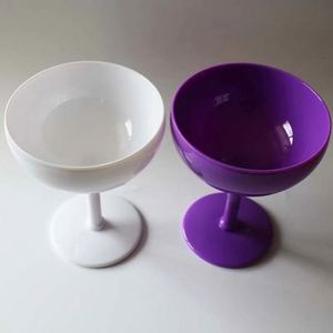 Vasos de Vino de Plástico Reutilizables Personalizados con Logotipo, 480 ml, 16 oz, para Bebidas, Color Morado, Blanco o Transparente - Product Image 4
